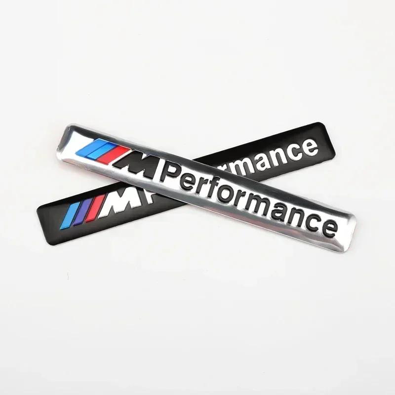 LTIYC1 1PCS M Power Performance Sticker Decal Car Decal Logo Badge For BMW M 1 3 4 5 6 7 M3 M5 M6 x1 x3 Car Emblem Car Accessories