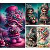 Diamond Painting New 2024 Cross Embroidery Kit Beautiful Girl Full Diamond Mosaic Cartoon Embroidery Home Decoration Halloween