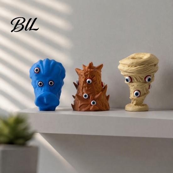Trendy Creative Display Ornaments 3D Printed Storm Tornado Hurricane Figurine, Natural Disaster Toy with Figurine Soft Texture for Desk, Decompression