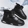 Fashion New Winter Cotton Snow Boots for Men Comfotable Mans Shoes Thick Bottom Warm Walking Men's Shoe Non-slip Ankle Boot Main Push