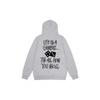 Mens Unisex Hooded Sweatshirt Letter Print Loose Fit Casual Top