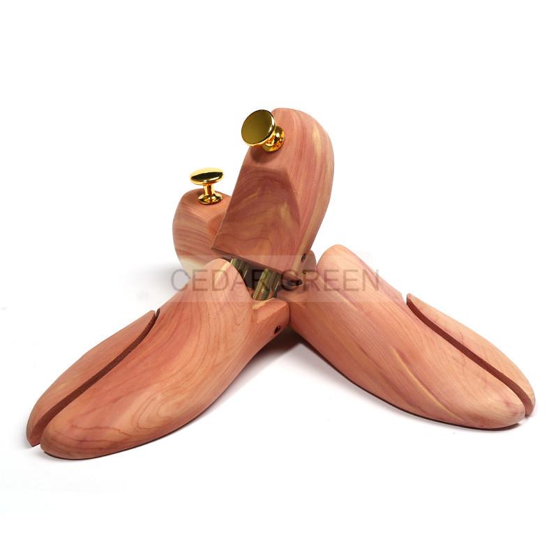 Adjustable North American Cedar Shoe Stretcher: Anti-Crease Wooden Expander for Men's & Women's Shoes