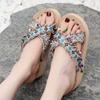 Handmade Slippers Women's Summer Bohemian Fashion Flow Supo High Heeled Beach Shoes