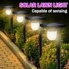 Солнечные ландшафтные прожекторы Садовый уличный датчик движения Водонепроницаемый фонарь для дорожки Настенный светильник Декор для патио газона дорожки