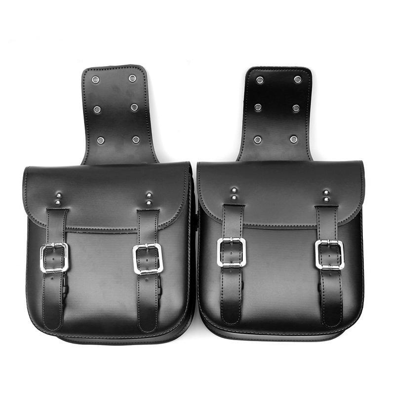 Водонепроницаемая мотоциклетная боковая кофра из ПУ кожи, багажная сумка, универсальные сумки для инструментов для Honda Suzuki Kawasaki Yamaha