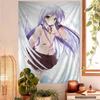 Angel Beats Канадэ Японский Аниме Гобелен Комната в общежитии Японский Гобелен Домашний Гобелен для комнаты в общежитии