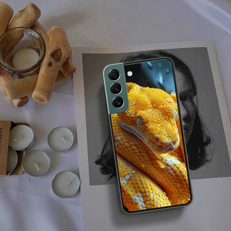 Forest Vipers And Pythons Phone Case For Samsung Galaxy S22 S25 Ultra S21 S10 Plus S26 Edge S20 S23 S24 FE Cover Silicone So