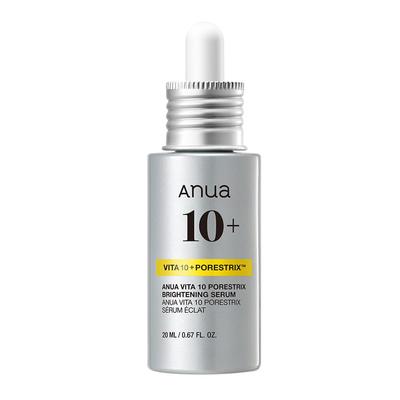 ANUA Vita 10 Pore Strix Осветляющая сыворотка для пор 20 мл - Сыворотка с витамином C, CICA, для комбинированной и сухой кожи, официальная и оригинальная