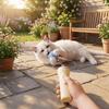 USB Rechargeable Interactive Cat Wand Retractable Rope Cat Teasing Stick  Interactive Training
