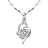 Korean Heart -shaped Pendant Necklace