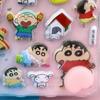 Thickened Crayon Shin-Chan Butt Pinch Decompression Sticker 3D Diy Phone Case Decorative Sticker Child  Toy