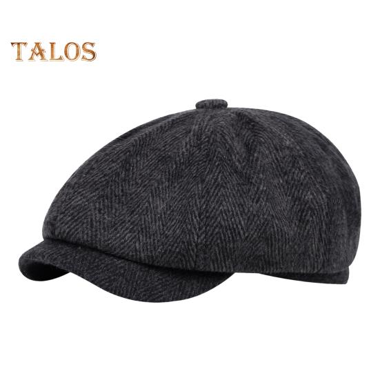 Мужская кепка газетчика весна-осень ретро-берет восьмиугольная кепка в английском стиле уличная кепка теплая холодная погодная шапка женская кепка художника для походов