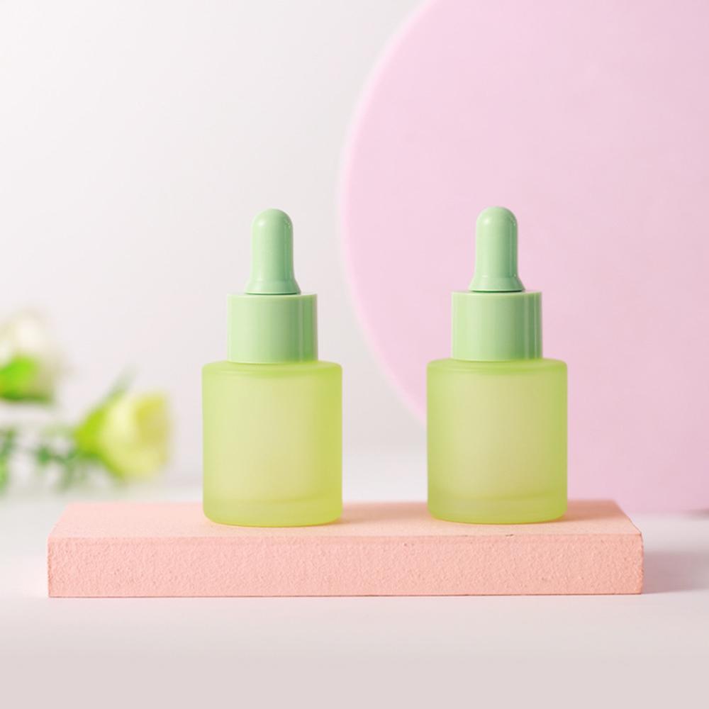 1pc 20ml Essential Oil Bottle Glass Frosted Dropper Bottle Sample Bottle Aromatherapy Liquid Drop for Massage Perfume Bottles