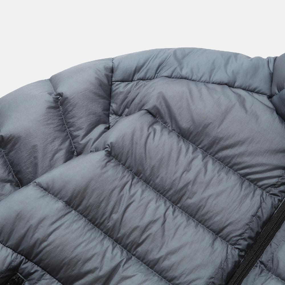Moif [Aw25] Helium Down Jacket / Sheer Dusty Blue