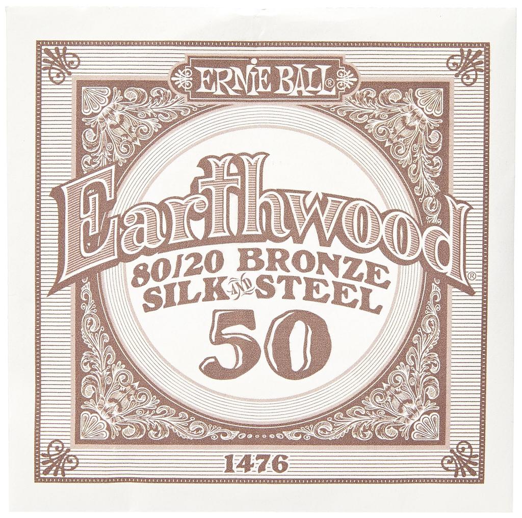 [Оригинал] Струны для акустической гитары ERNIE BALL 2047 (10-50) Earthwood Silk & Steel 8020 Бронза Сверхмягкие