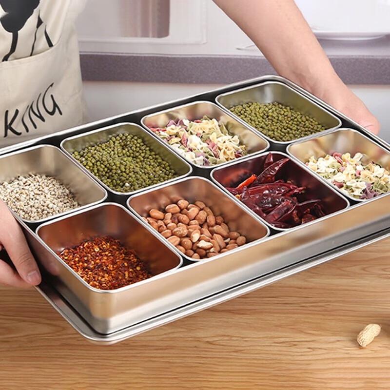 Debo 304 Stainless Steel Spice Storage Box with Lid