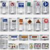 56 Pcs/set of Children DIY Model Scene Toy Sign Road Sign Roadblock Traffic Sign
