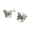 Les Trésors De Lily [I9835] - Серебряные серьги «Бабочки» Серебро белое (родиевое покрытие) - 7х8 мм