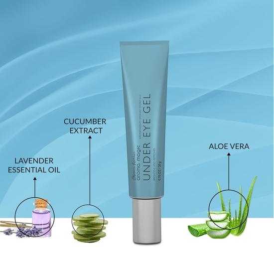 Гель для кожи вокруг глаз Aroma Magic | Осветляет и освежает, уменьшает темные круги, осветляет, подтягивает и снимает отечность | центелла для женщин и мужчин | 20 г