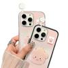 Милая розовая свинка Вест Хайленд подходит для iPhone17ProMax прозрачный защитный чехол для мобильного телефона 16/15 простой нишевый