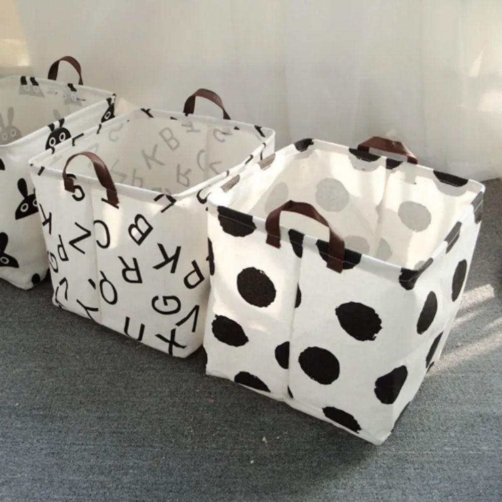 "Корзина для белья Хлопок и лен Грязная одежда Корзина для белья Складная корзина для белья Хранение Бытовые мелочи Корзина для хранения"