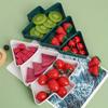 Plastic Fruit Plate Christmas Tree Shape Candy Dish Serving Tray Nuts Dry Fruits Plate  Dessert