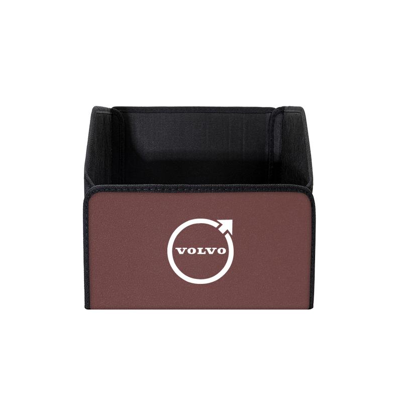 Car Interiors Leather Storage Box Toolcase Multiuse Organizer Bag For Volvo Rdesign V60 V40 XC90 S60 C30 XC60 V50 V70 XC40 S80