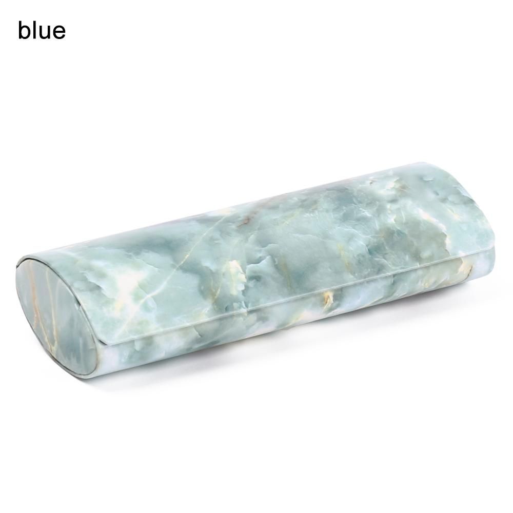 Sun Glasses Box Waterproof PU Portable Eyeglasses Case Strong Magnet Marble Pattern Glasses Box