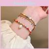 Alloy Elegant Geometric Beaded Bracelets For Women Summer 2024 Highend Fashion