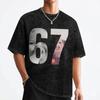 Six Seven John Pork T Shirt Washed 100 Cotton Harajuku TShirts  Vintage for Men Women Streetwear Printed Tee Shirt