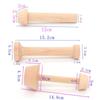 Cake Portable Double Sided Wooden Egg Tart Pusher Tart Tamper Eggtart Mold Pastry Tools Dough Press
