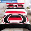 3PCS Senators Heritage Bedding Set,Including 1pc Duvet Cover And 2pcs Pillowcases Perfect for Bedroom, Dormitory, Fan Christmas gift