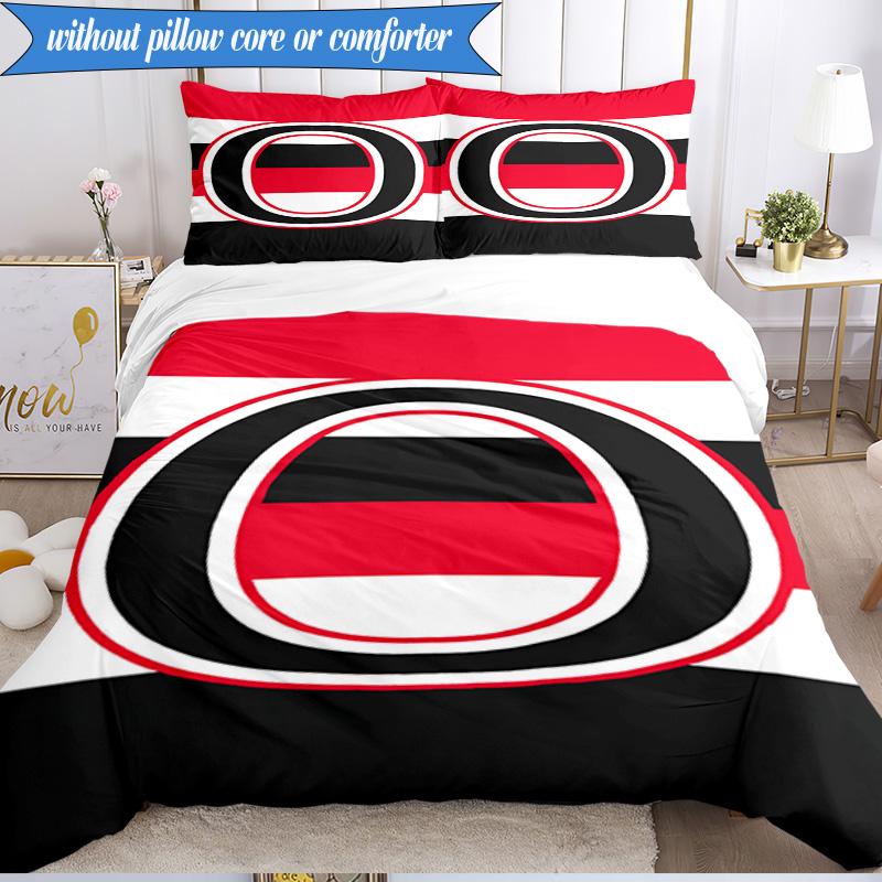 3PCS Senators Heritage Bedding Set,Including 1pc Duvet Cover And 2pcs Pillowcases Perfect for Bedroom, Dormitory, Fan Christmas gift