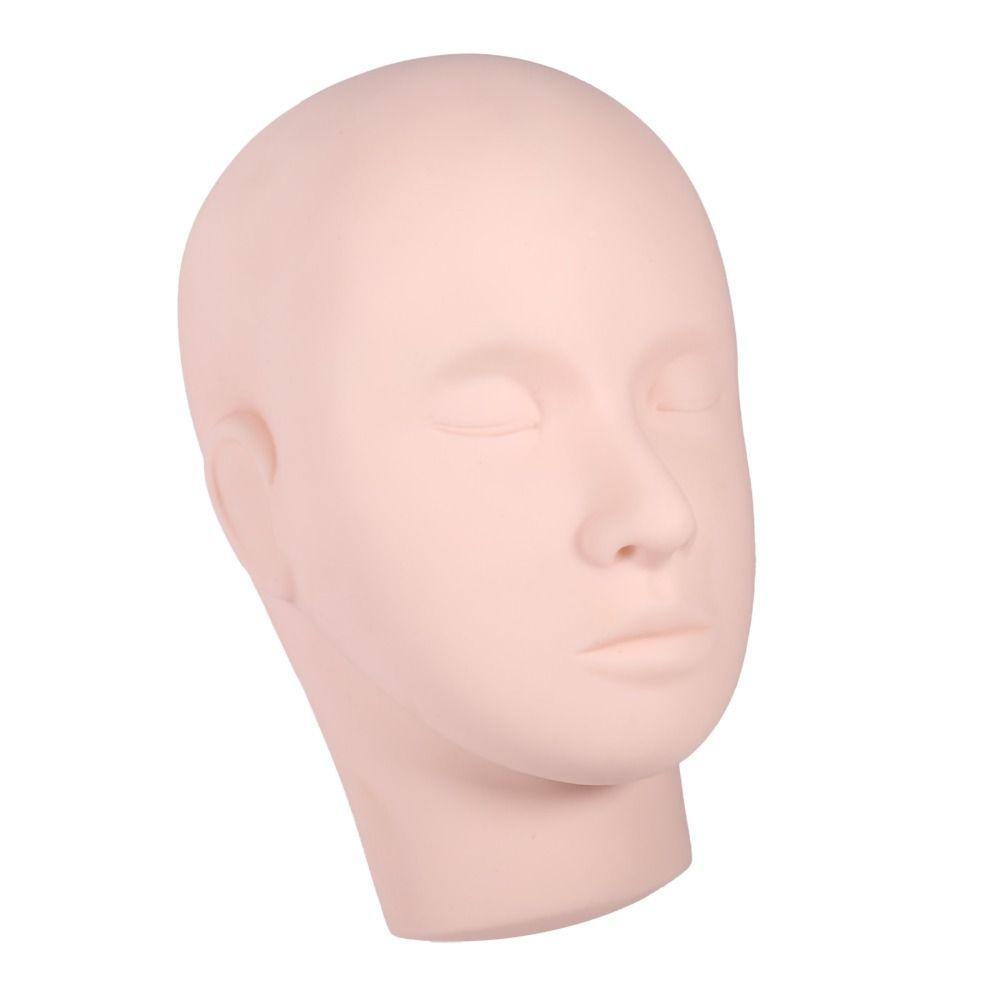 Practice Mannequin Makeup Practice Head Upgraded Design Eye Lash Model Head Salon Training Use