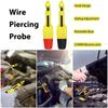 Автомобильные аксессуары Прокалывающий изоляцию щуп для проводов Изолирующие прокалывающие разъемы для мультиметра Вольтметр Вольтметр Термометр Сервисный инструмент