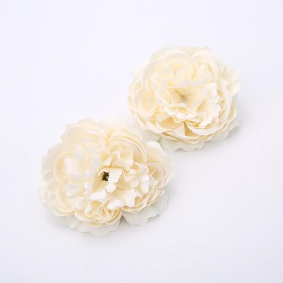 Очаровательные искусственные головки пионов, яркие, моющиеся, многоцелевые