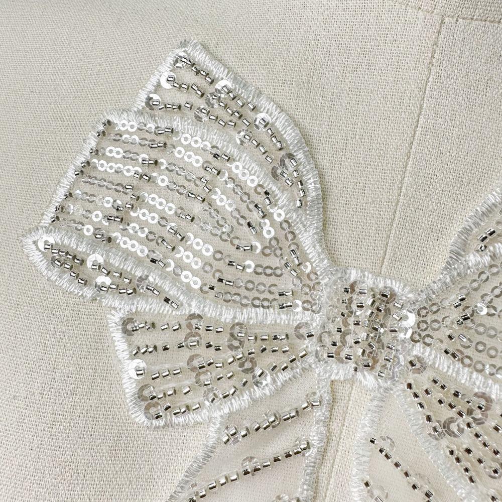 Bow Sequin Chest Flower Clothing Accessories Dress Decoration Fashion Clothing Flower Accessories