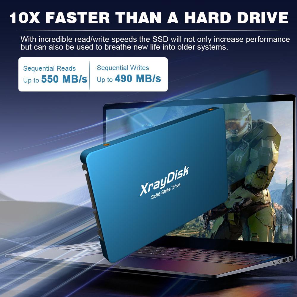 SSD Sata3 Ssd 60 ГБ 128 ГБ 240 ГБ 120 ГБ 256 ГБ 480 ГБ 500 ГБ 1 ТБ Hdd 2.5 Металлический жесткий диск Внутренний твердотельный накопитель