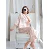 Pajamas Women's Summer Seven-point Sleeve Suit New Summer High-end Satin Home Clothes