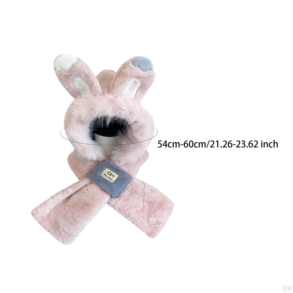 Winter Hat Scarf Adorable Beanie Headgear Windproof Comfortable Costume Hats