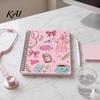 Medical Notebook Themed Coil Notebook, Double Cover Design Thick Ink-proof Paper Healthcare Practitioner Journal Notepad, Spiral Bound for Nursing