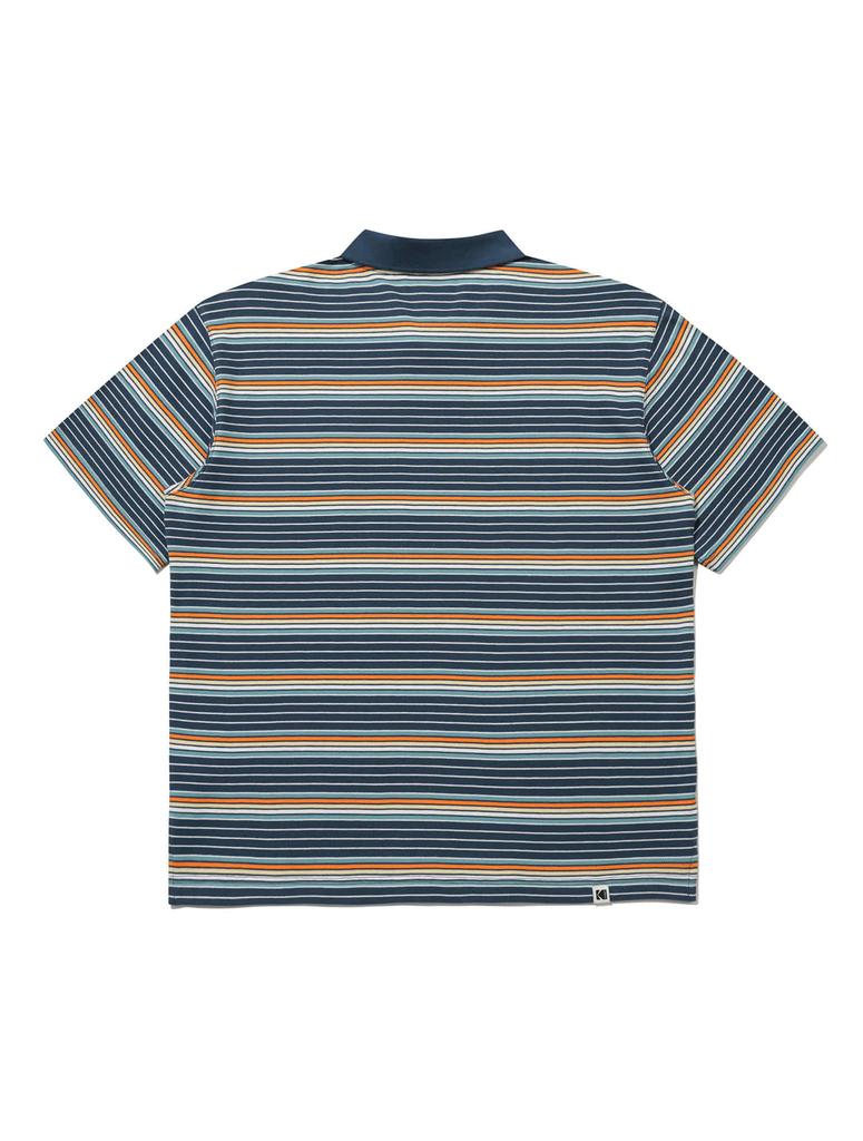 KODAK Multi-Stripe Polo Shirt Navy