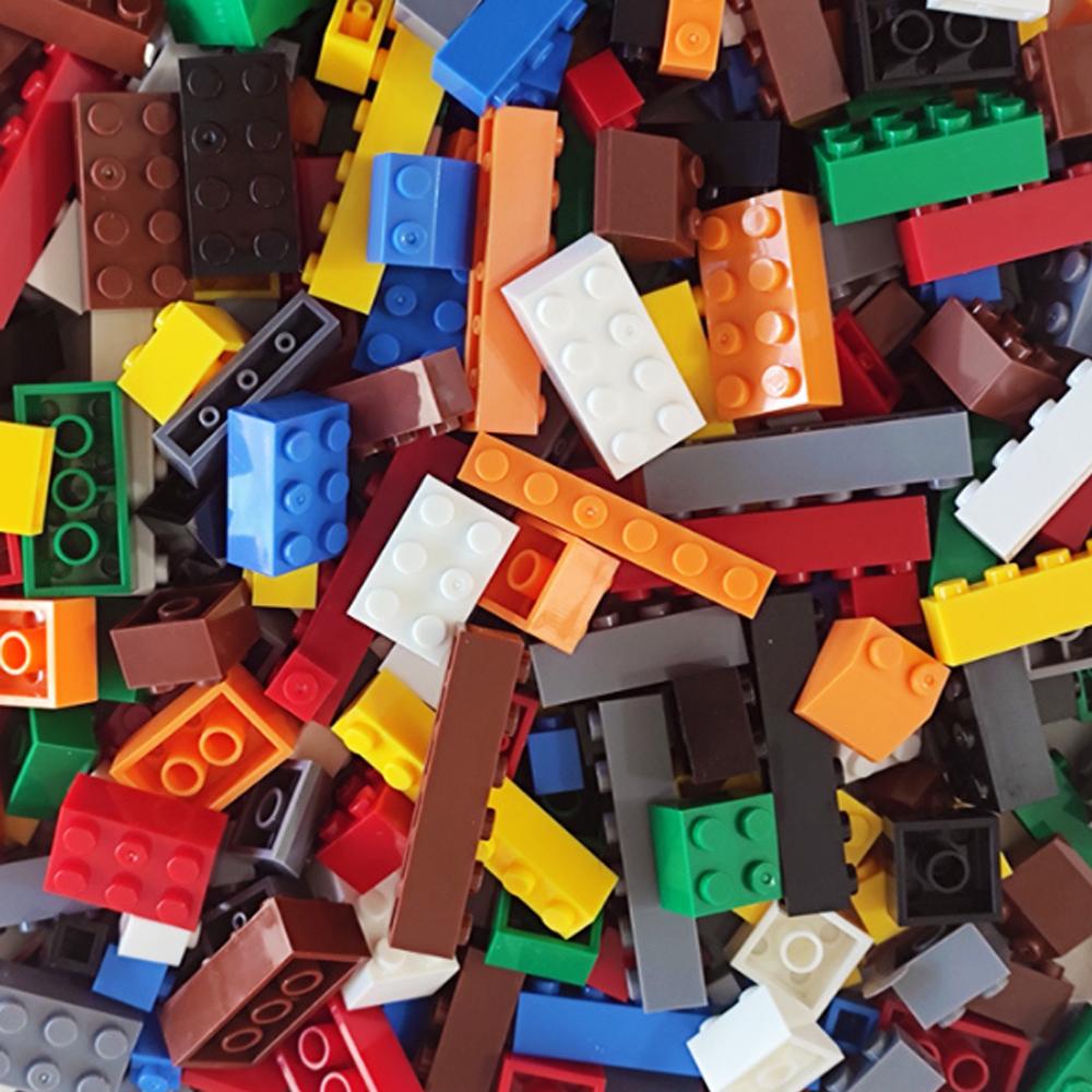 120/240 шт. Строительные блоки, набор, классические кирпичи, сортированные по цвету, блочная пластина, творческая игрушка, совместимая с Legoeds