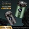 Rechargeable Portable Mini Electric Shaver with LED Display