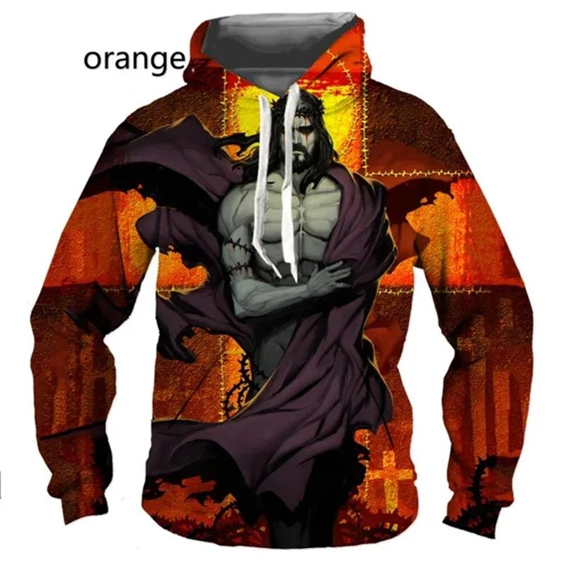 Христианский Бог Иисус Крест Толстовка 3D принт Толстовки Мужские/Женские Толстовка Harajuku Уличная мода детские толстовки мужские пальто