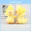 With Duck Plushie Pp Cotton Filling Short Fur Stuffed Doll For Kids Room Decor