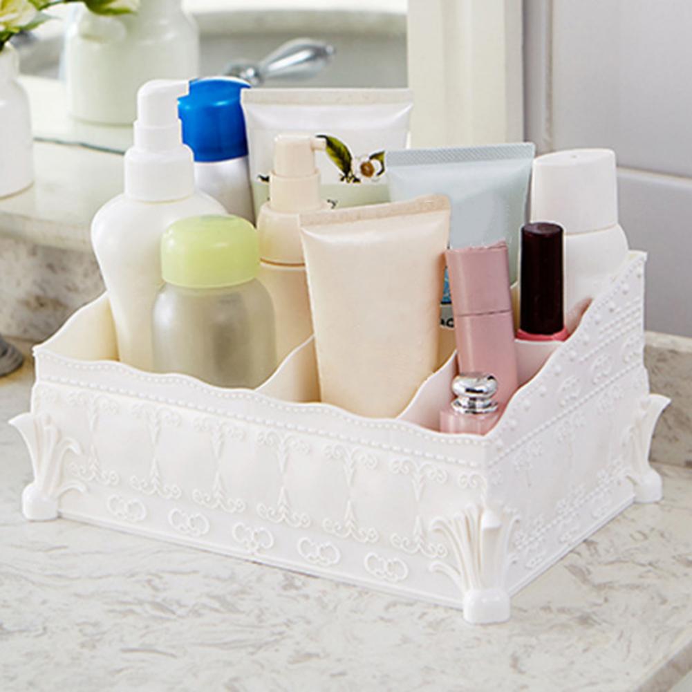 Коробка для хранения косметики, высокая прочность, АБС-пластик с несколькими сетками, контейнер для кистей для макияжа, корзина для ручек, настольная коробка для хранения мелочей