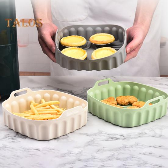 Аэрофритюрницы с пазами для сковороды, дизайн для приготовления пищи, легкие и прочные хлебобулочные принадлежности, фритюрницы, вкладыш для кастрюли, товары для дома