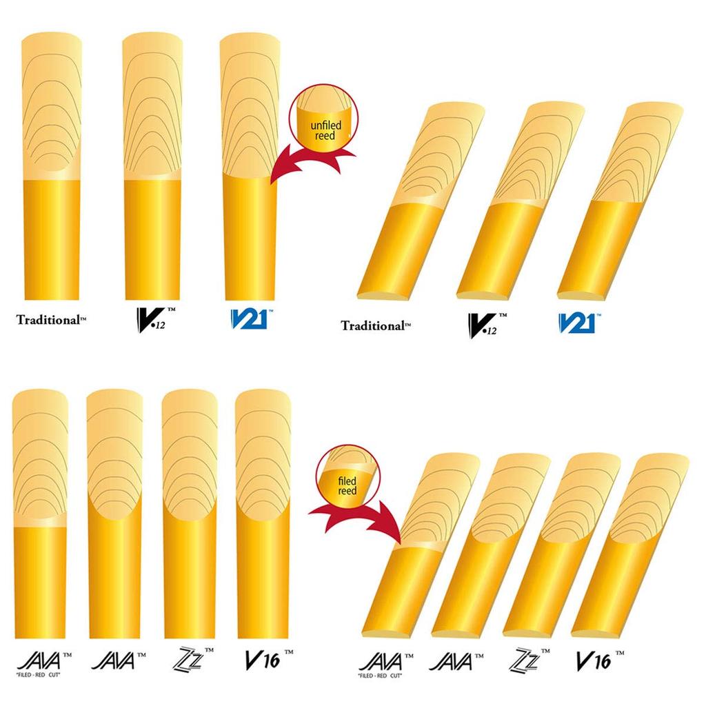 Трости для саксофона, синяя коробка, 5 штук, традиционный вандорен 3, настоящий вандорен/баритон (Нонака Продукт)