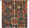 Юго-Восточная Азия Тайские цветочные полузатемняющие шторы Красочные Бохо Мандала Шторы Декор Спальня Гостиная Оконные Шторы